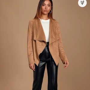 Lulus suede moto jacket